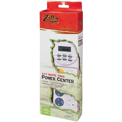 Zilla 24/7 Digital Timer Power Center - Up to 1875 Watts - (15 Amps)