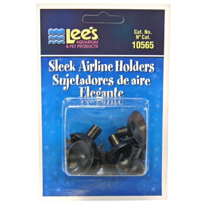 Lees Sleek Airline Holders - Black - 6 Pack