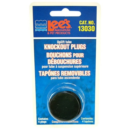 Lees Undergravel Knockout Plugs - 4 Pack