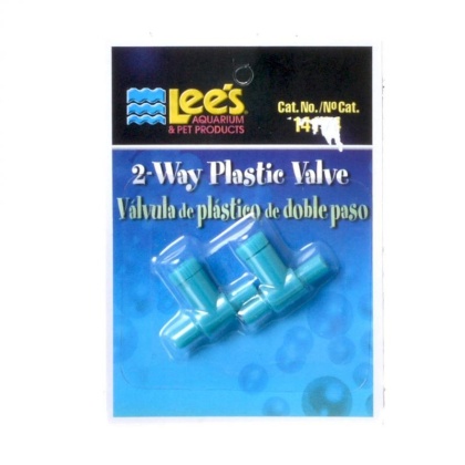Lees 2 Way Plastic Valve - 2 Pack